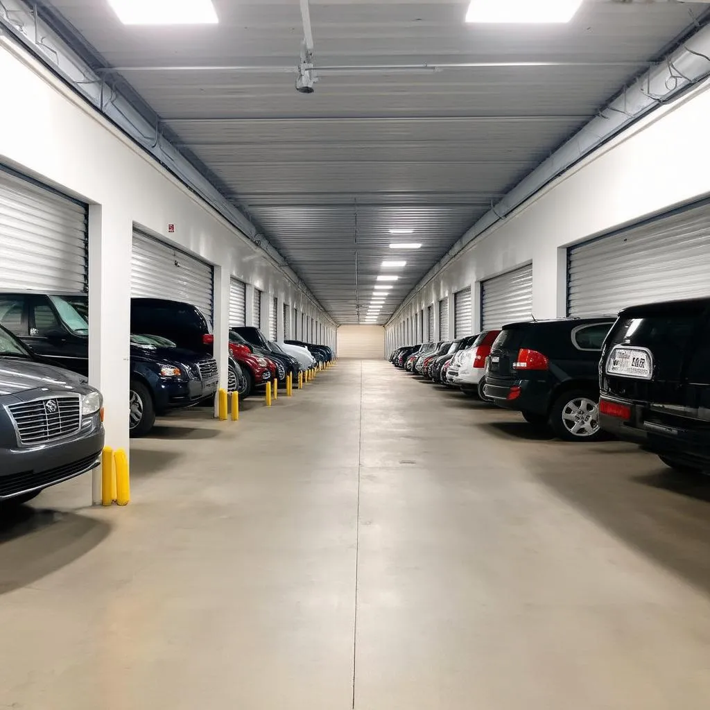 Car Storage Facility Interior